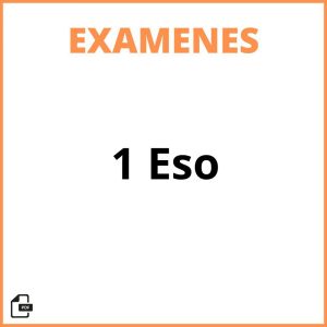 Examen 1 Eso