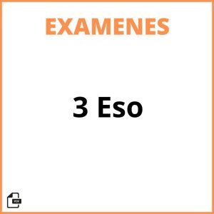 Examen 3 Eso