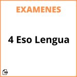 Examen 4 Eso Lengua