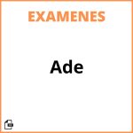 Examenes Ade