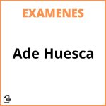 Examenes Ade Huesca