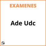 Examenes Ade Udc