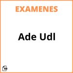 Examen Ade Udl
