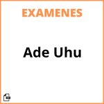 Examenes Ade Uhu
