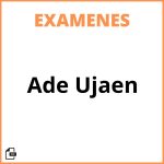 Examenes Ade Ujaen