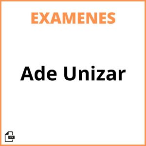 Examenes Ade Unizar