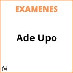 Examenes Ade Upo