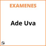 Examenes Ade Uva