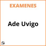 Examenes Ade Uvigo