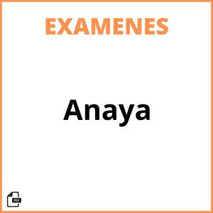 Examenes Anaya