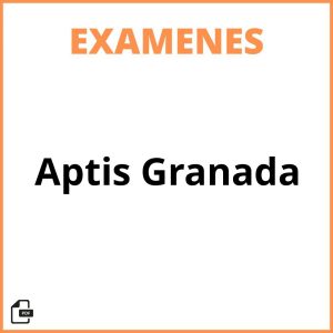 Examen Aptis Granada
