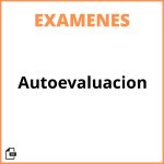 Autoevaluación