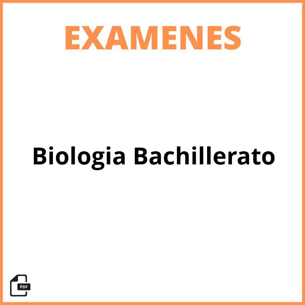 Examen Biologia Bachillerato
