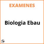 Examen Biologia Ebau