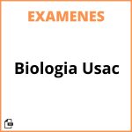 Examen De Biologia Usac
