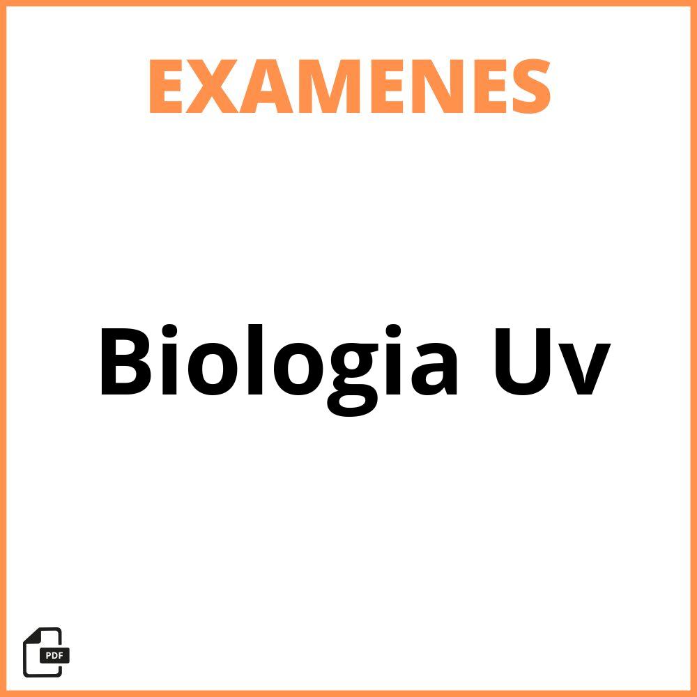 Examenes Biologia Uv