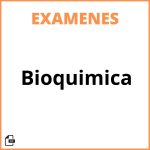 Examen Bioquimica
