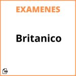 Examen Britanico