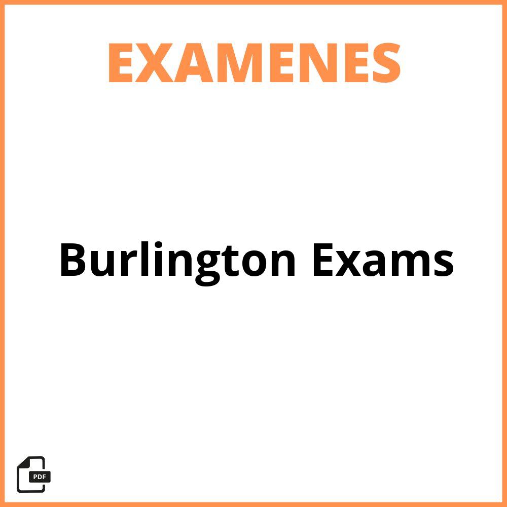 Burlington Exams