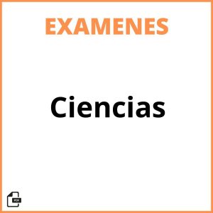 Examen Ciencias
