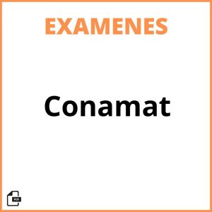 Examen Conamat