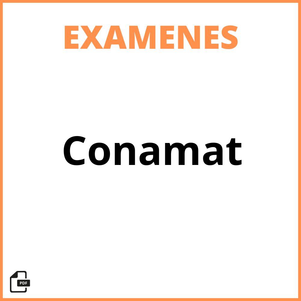 Examen Conamat