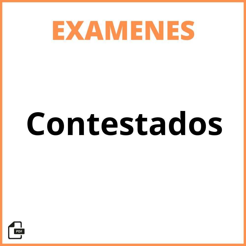 Examenes Contestados