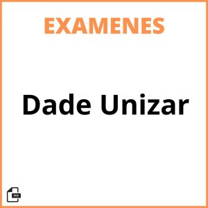 Examenes Dade Unizar