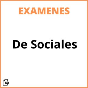 Evaluaciones De Sociales