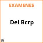 Examen Del Bcrp Resueltos