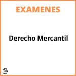 Examen De Derecho Mercantil