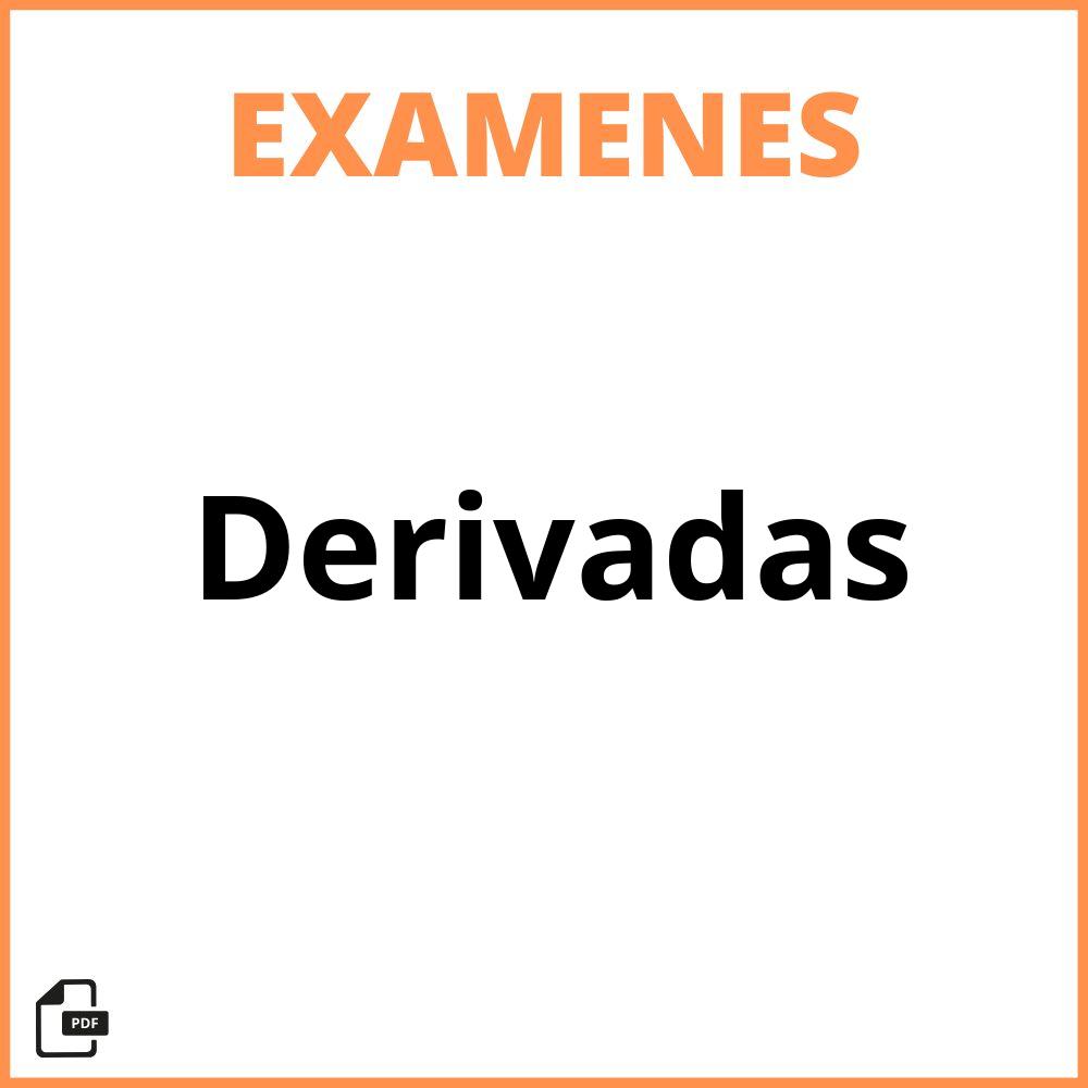 Examen De Derivadas