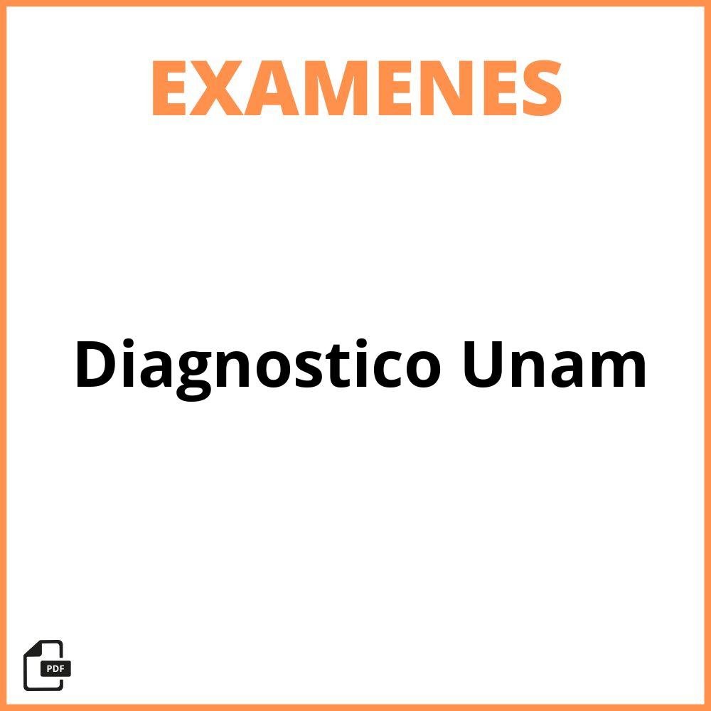 Examen Diagnostico Unam