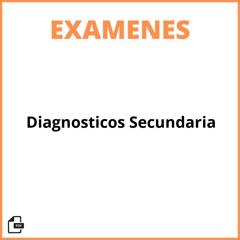 Examenes Diagnosticos Secundaria