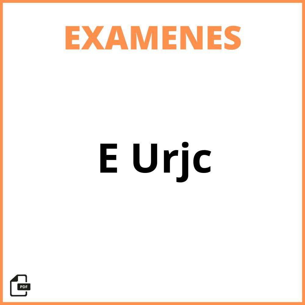 Examene Urjc