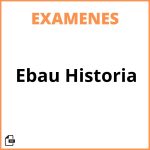 Examen Ebau Historia
