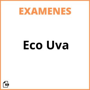 Examenes Eco Uva