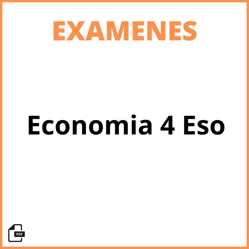 Examen De Economia 4 Eso