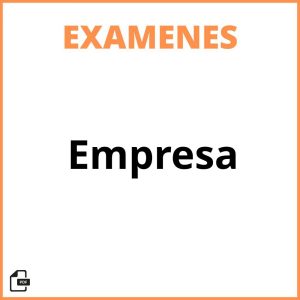 Examen De Empresa