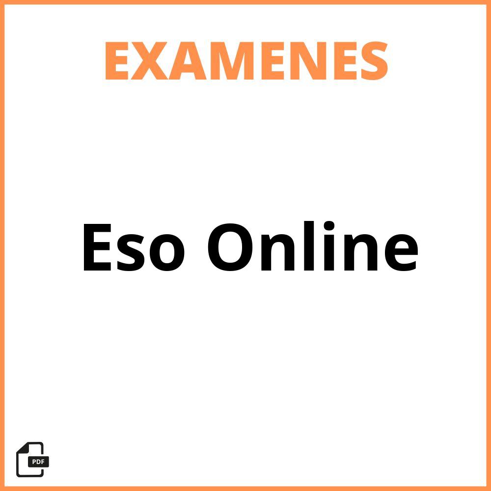 Examen Eso Online