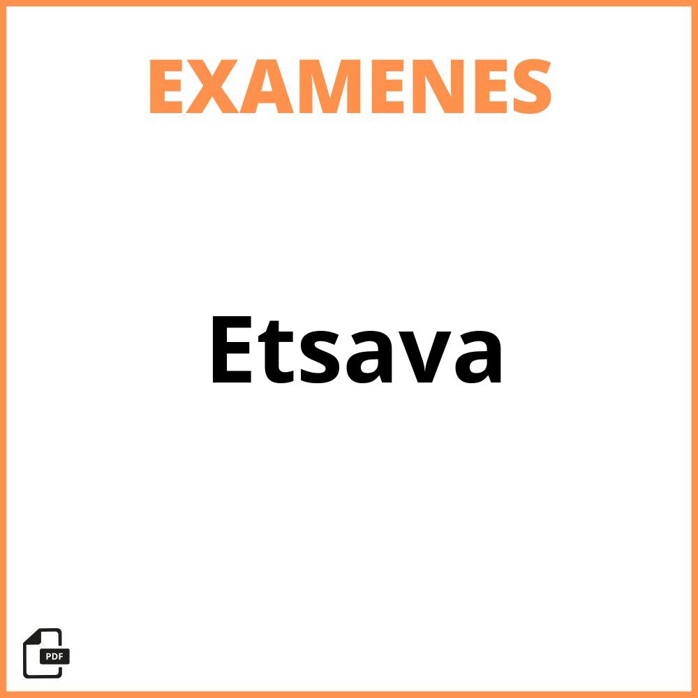 Etsava Examenes