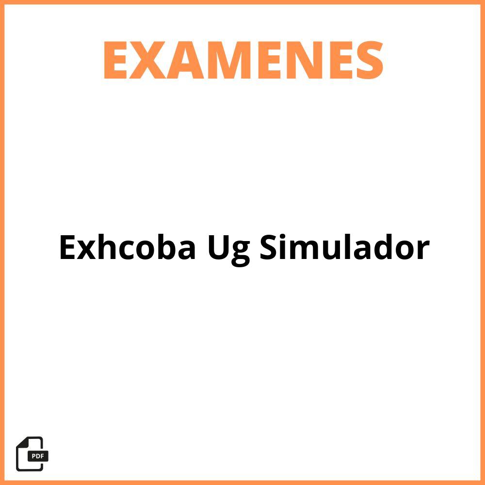 Examen Exhcoba Ug Simulador