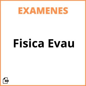 Examen Fisica Evau