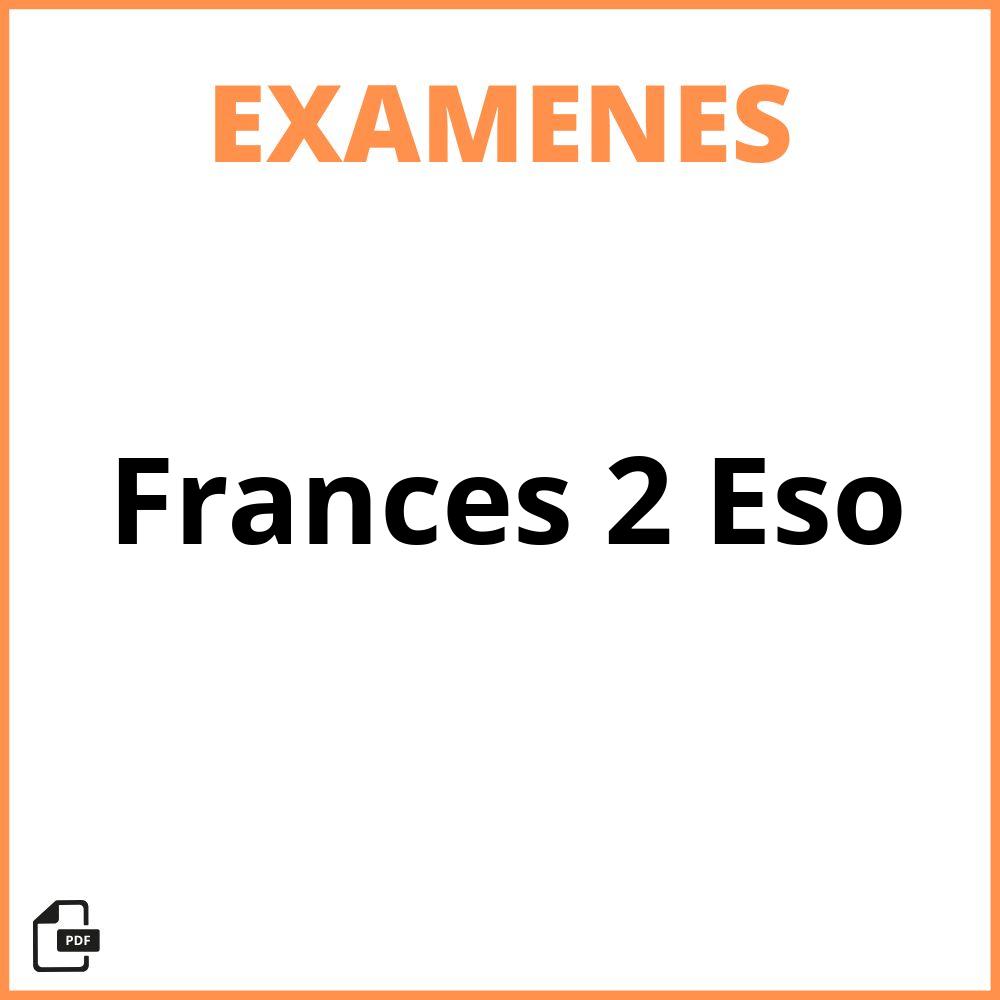 Examen Frances 2 Eso