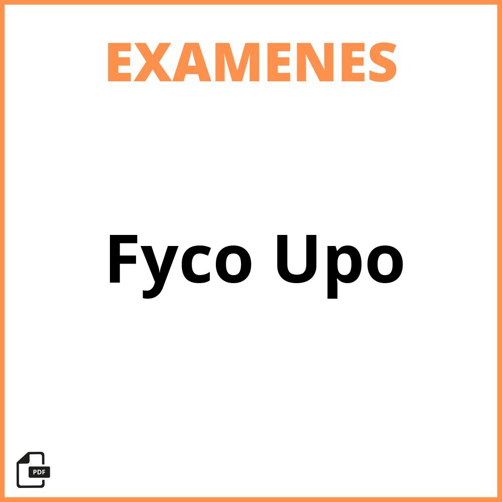 Examenes Fyco Upo