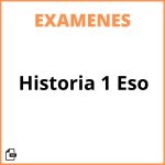Examen Historia 1 Eso