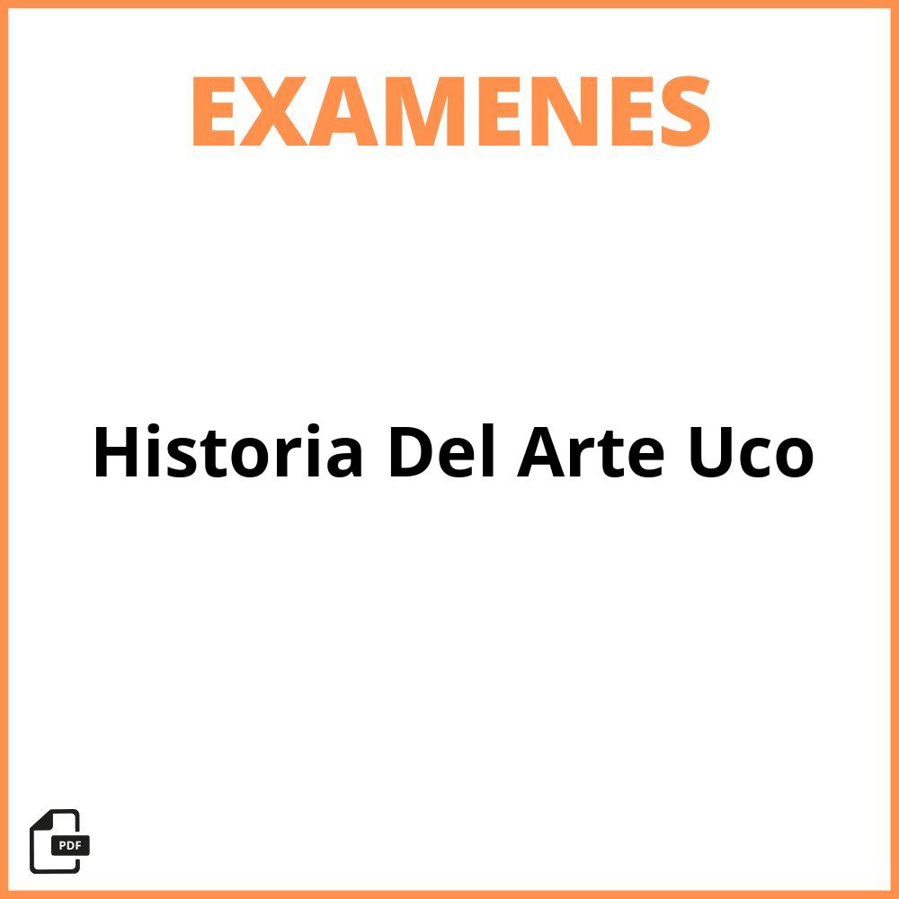 Examenes Historia Del Arte Uco