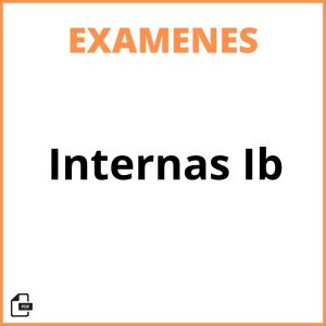 Evaluaciones Internas Ib