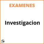 Examen De Investigacion