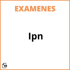 Examen Ipn